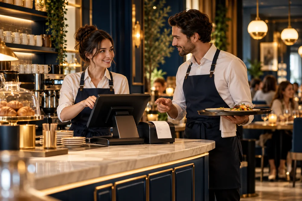 Sprint Restaurant POS illustrative business visual