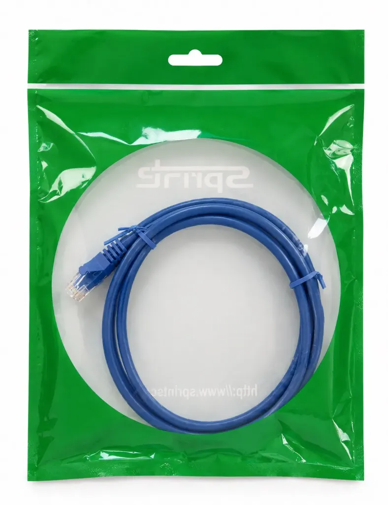 SprintSc, Cat.6 UTP Patch Cord Full Copper 1m, Blue (SFCU68P1MBB)