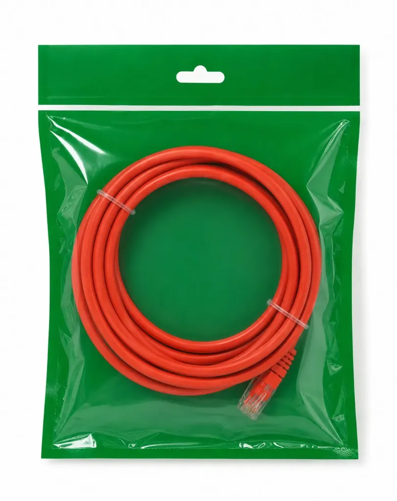 SprintSc, Cat.6 UTP Patch Cord Full Copper 3m, Red (SFCU68P3MRB )