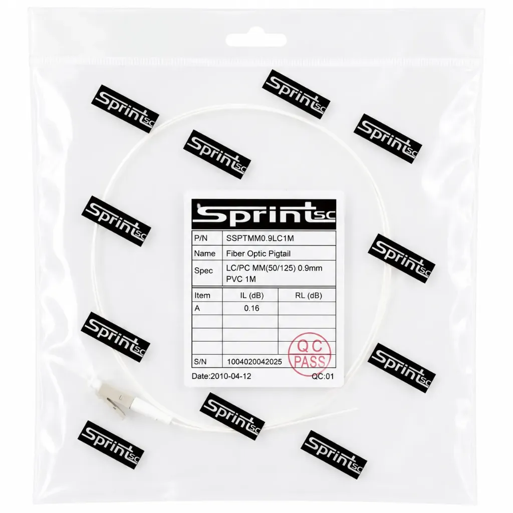 [Sprint Premium] SprintSc, Fiber Patch Cord, LC, 1M 0.9 mm MM, PVC (SSPTMM0.9LC1M)