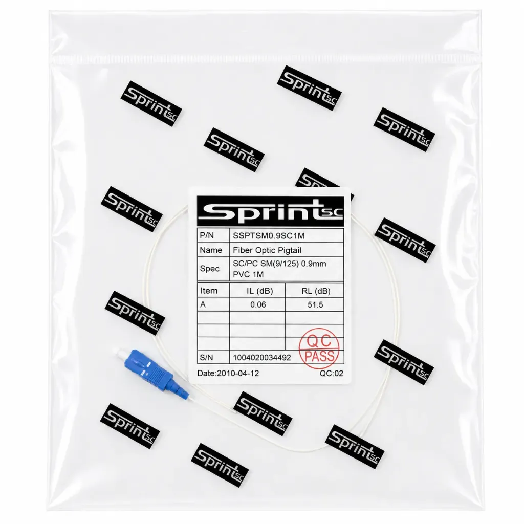 [Sprint Premium] SprintSc, Fiber Patch Cord, SC, 1M, 0.9 mm SM, PVC (SSPTSM0.9SC1M)