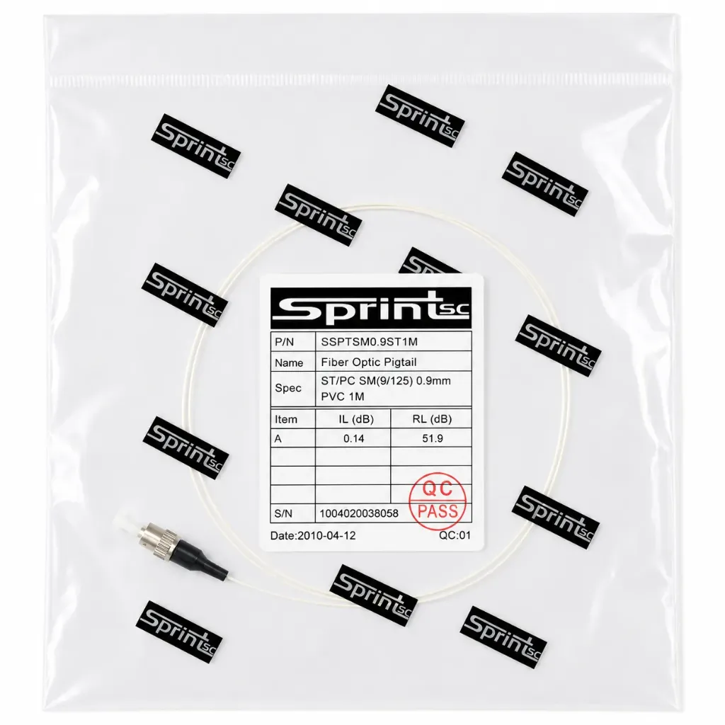 [Sprint Premium] SprintSc, Fiber Patch Cord, ST, 1M 0.9 mm SM, PVC (SSPTSM0.9ST1M)