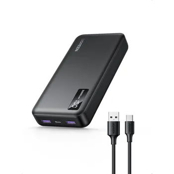 [Sprint Premium] UGREEN, 20000mAh Power Bank, PD 22.5W Portable Charger Fast Charging, Flight-safe, high-capacity, PD 3.0 USB-C input & output, Digital Display, Mobile Galaxy, iPhone 17/16, Tablet, iPad, AirPods