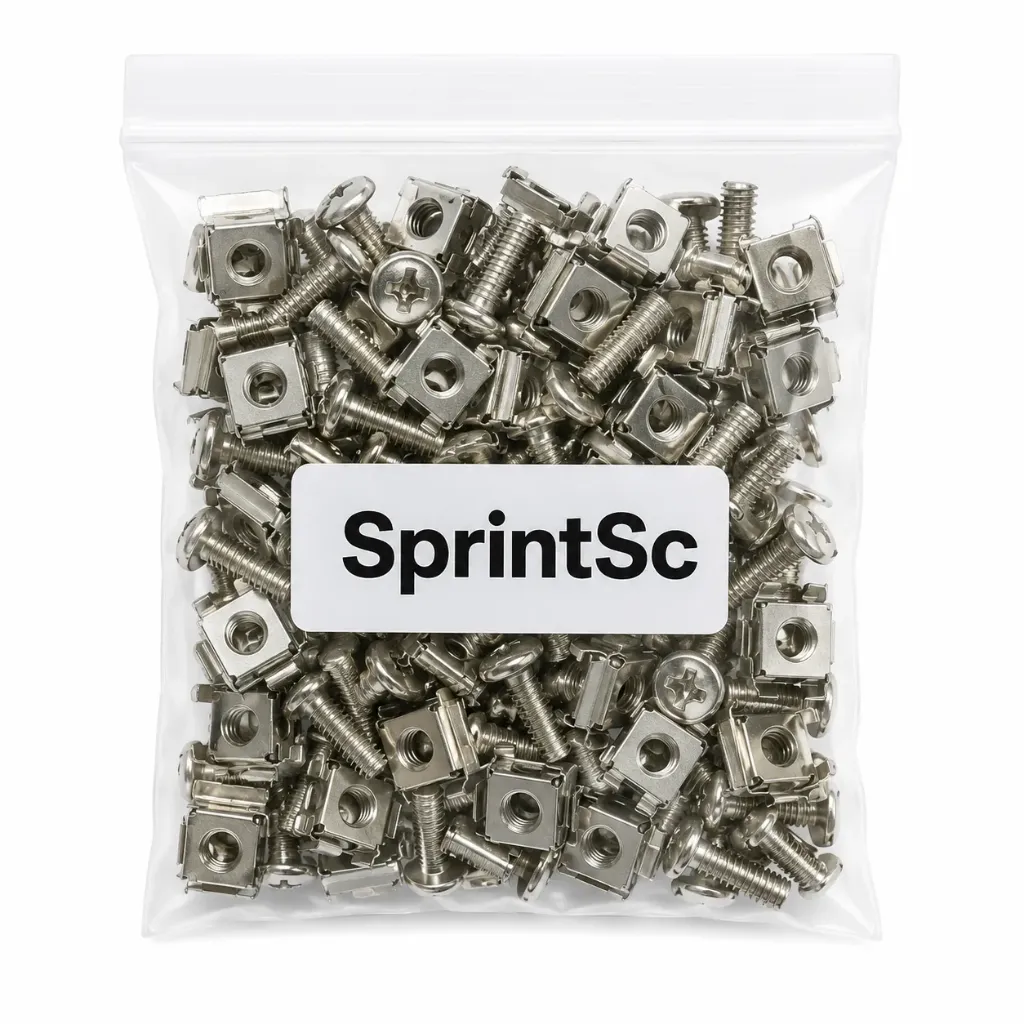 [Sprint Premium] SprintSc, M6 Cage Nuts (50 pcs for 1 bag) (SWACN50P)