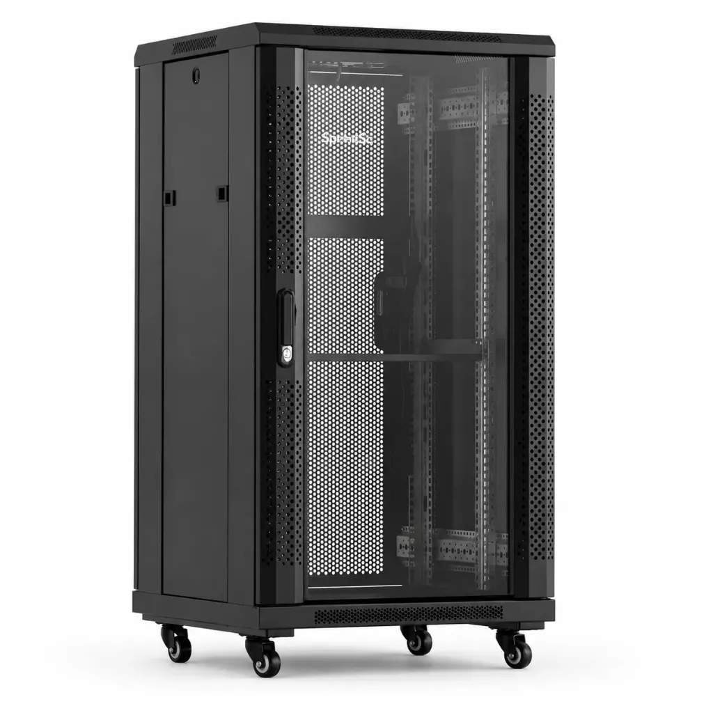 [Sprint Premium] SprintSc, 32U 600X800MM, Free Standing Rack -Flat pack - Black (SWFSNC6832U)
