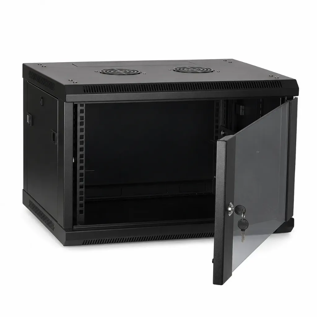 [Sprint Premium] SprintSc, 4U 600X450MM, Wall Mount Rack - Flat pack - Black (SWWMB644U)