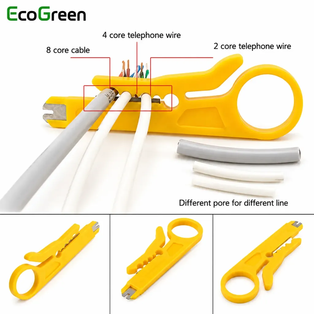 Ecogreen, Punch Down RJ45 Cat6, Cutter Stripper (EGAPDCT_1)