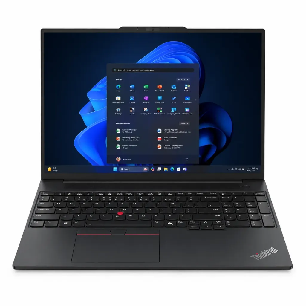 [E16 G3] Lenovo ThinkPad E16 Gen 3, Ultra 5-225U, 8GB DDR5, 512GB SSD, 16" WUXGA (1920×1200), DOS, 21SR005JGQ