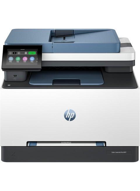 HP Color LaserJet Pro MFP 3303fdw Printer, Print Speed Up to 25 ppm, Ethernet, USB, Wi-Fi, Dynamic Security Enabled, 100 Sheets Output Tray, 4.3" Diagonal Color TFT Display 