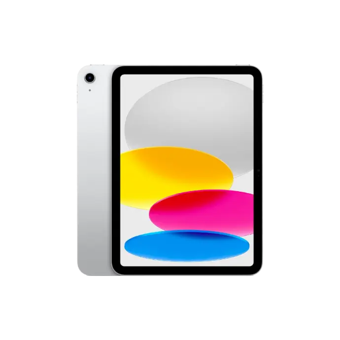 Apple iPad, 11" Liquid Retina Display, A16 Chip, 5-C CPU, 4-C GPU, 16-C Neural Engine, 128GB Storage, 12MP Rear & Front Camera, Touch ID, Wi-Fi, Up to 10 Hour Battery, Silver