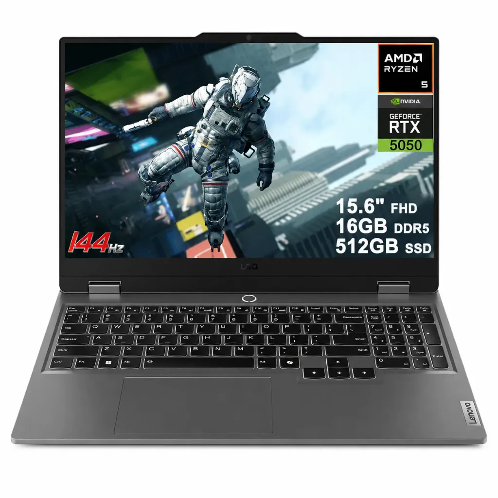 [LOQ 15AHP10] Lenovo LOQ 15AHP10, AMD Ryzen 5-220, 16GB DDR5, 512GB SSD, RTX 5050 8GB, 15.6" FHD, Dos (83JG003DPB)