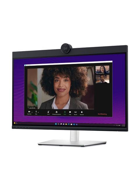 Dell P2724DEB Video Conferencing Monitor, 27" QHD IPS Display, 60Hz Refresh Rate, 5ms (Fast GtG) Response Time, Built-In Camera, Microphone, & Speaker, 16.7M Color Display, Black/White