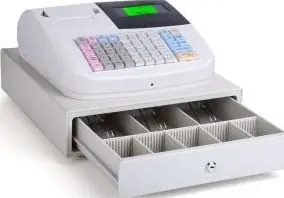 Marker Unisan A5 Cash Register/ R mode/ LCD Operator display/ 8 digits 7seg LED customer display General Purpose Cash Register