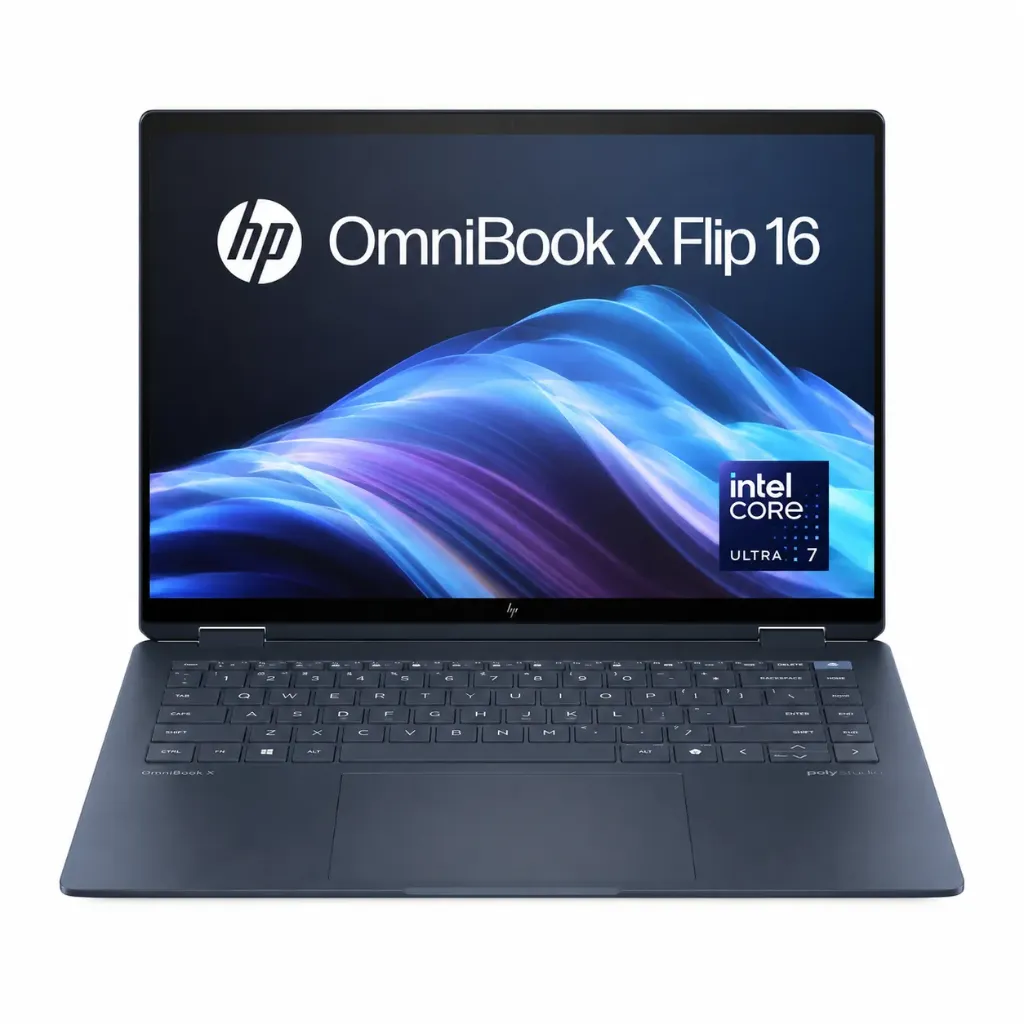 [OMNIBOOK X FLIP 16] HP OmniBook X Flip 16-as0023dx, Ultra 7 256V, 16GB Ram, 1TB SSD, 16" 2K IPS Touch, Intel Arc 140V, Window 11