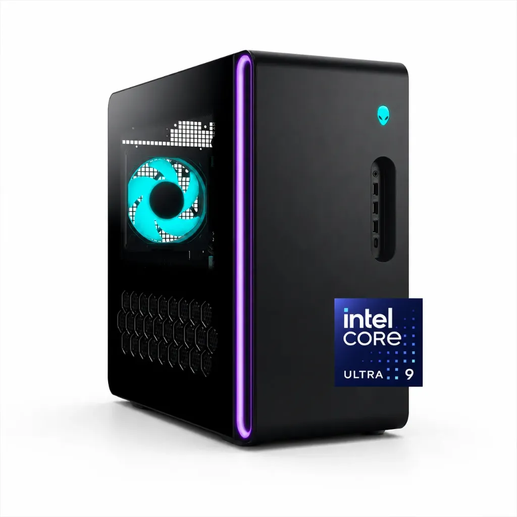 [ALIENWARE AURORA] Dell Alienware Aurora, ACT1250, Ultra 9-285K, 32GB Ram, 2TB SSD, RTX 5080 16GB, Window 11, English_Kb & Mouse, Desktop
