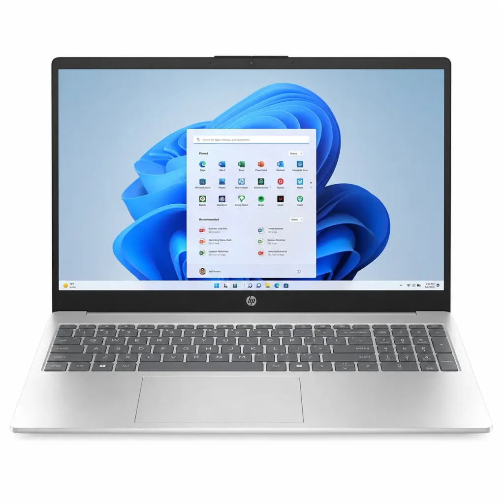 HP 15FD-2050WM, Ultra 5-225U, 8GB Ram, 512GB ssd, 15.6" FHD, Touch, Window 11, English, Silver, 1Year