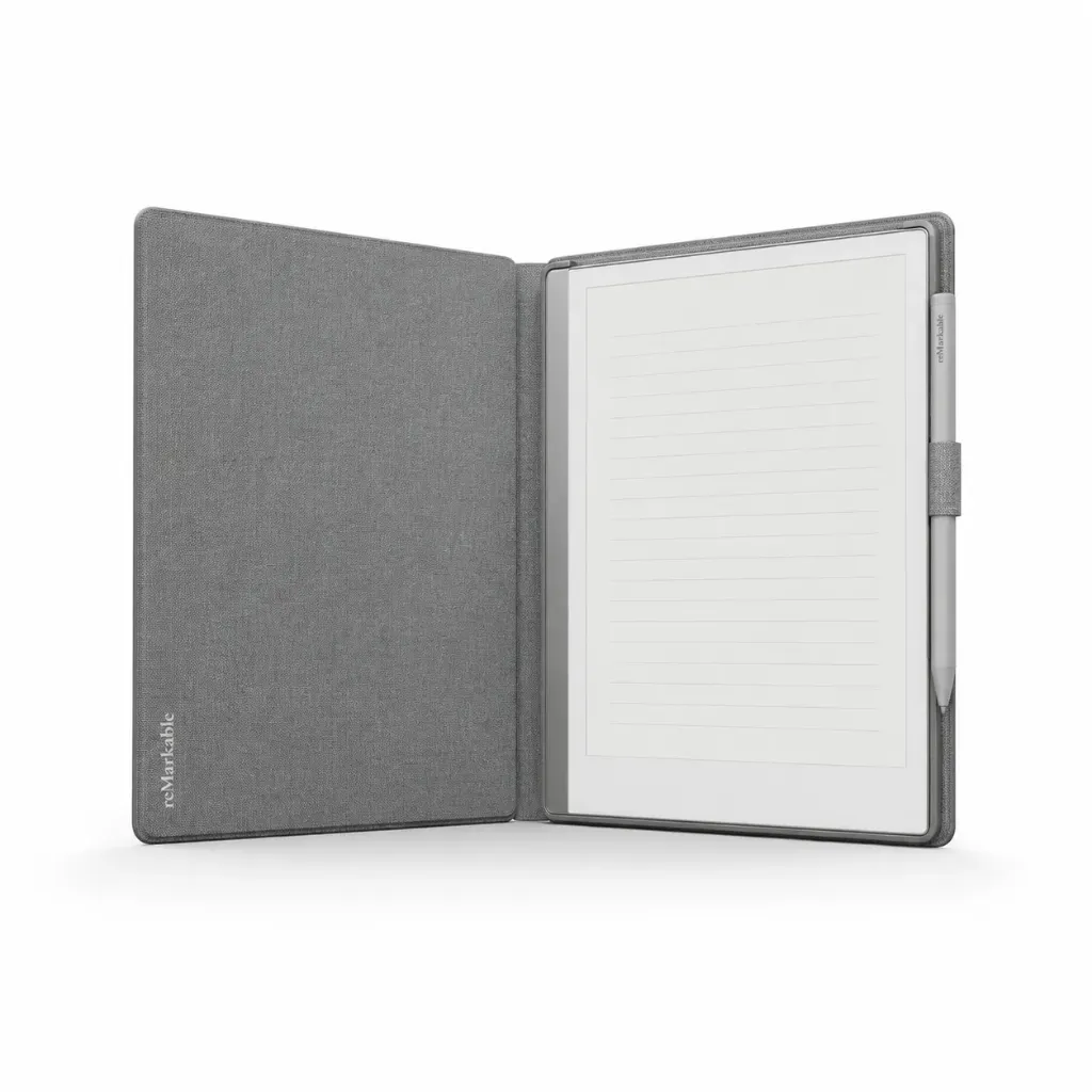 [REMARKABLE 2] Remarkable 2, With Marker Plus & Premium Polymer Weave Book Folio Grey