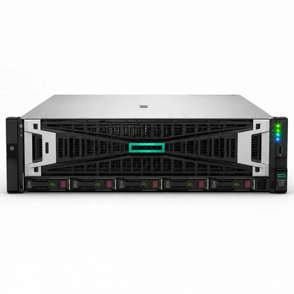 [ProLiant DL380 Gen11] HPE ProLiant DL380 Gen11, 2x Xeon Gold 6448Y, 512GB DDR5, 4x960GB SATA SSD, MR408i-o, dual 1000W