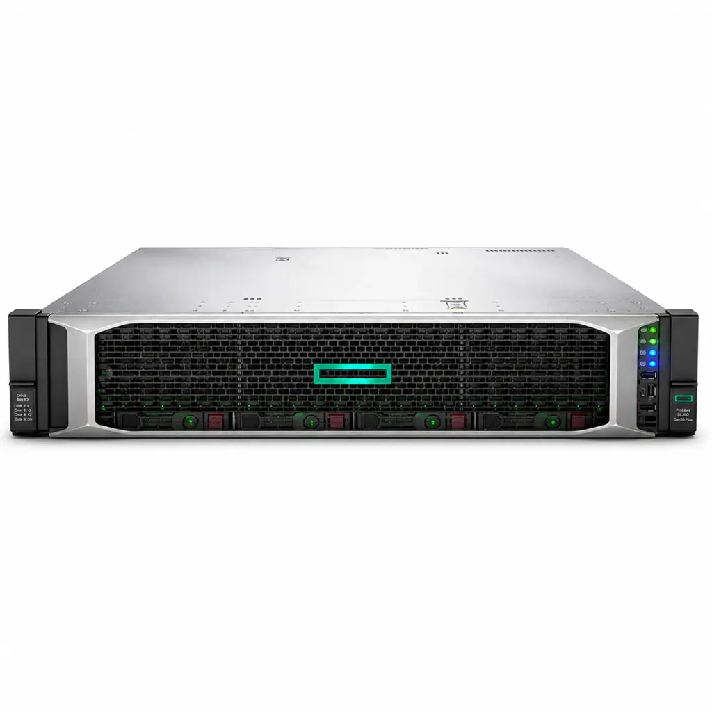 [ProLiant DL380 Gen10 Plus] HPE ProLiant DL380 Gen10 Plus, 2x Xeon Gold 6338, 512GB, 4x7.6TB SATA SSD, 10GbE