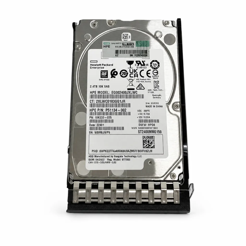 [Hpe SAS 10K] HPE 2.4TB SAS 10K HDD for HPE ProLiant DL380 Gen11