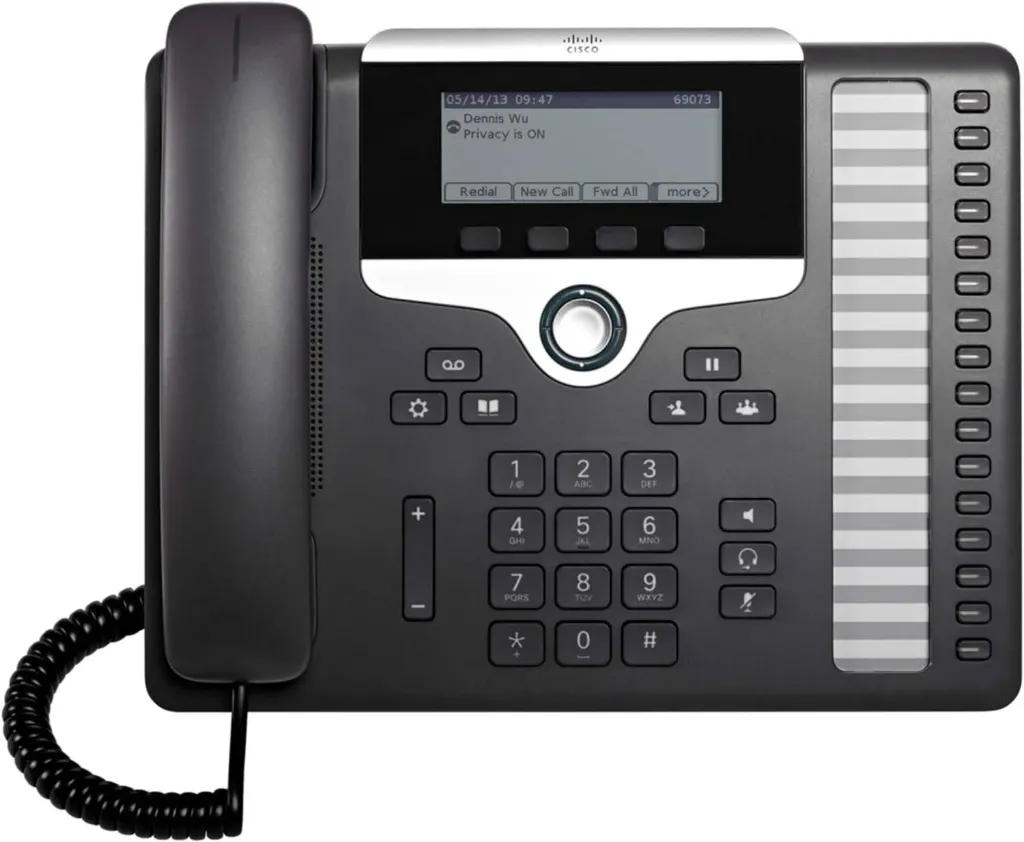 [CP-7861-K9] Cisco 7861 Unified IP Phone, 16 Lines, 3.5" Display, Handset included