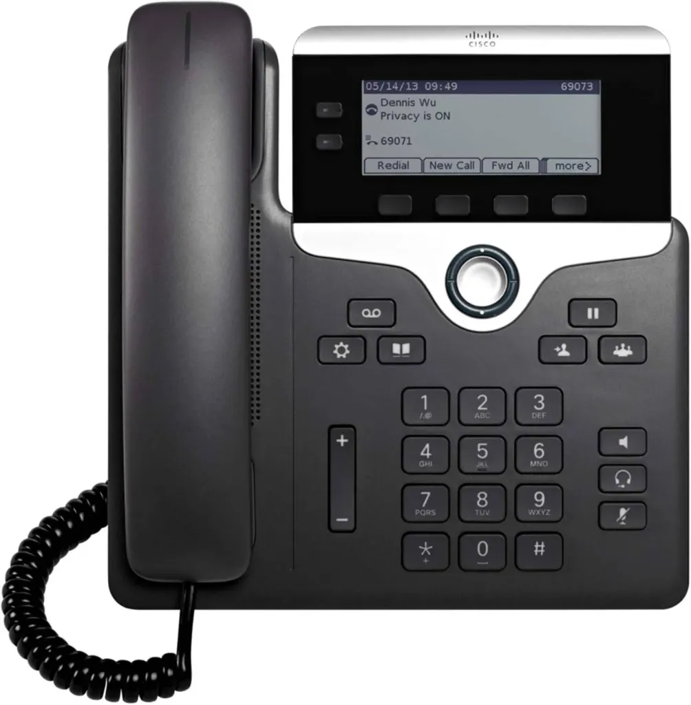 [CP-7821-K9] Cisco 7821 IP Phone, 2 Lines, Backlit Display, PoE