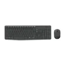 Logitech MK235, Wireless Keyboard and Mouse Combo, 2.4 GHz Wireless with USB-Receiver, Wireless Mouse,Black