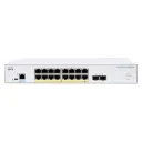 Cisco Network Switch, C1000-16FP-2G-L, 16 Ports with 2x 1g uplinks.