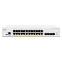 Cisco Network Switch, C1000-24FP-4G-L, 24 Ports with 4x 1g Uplinks