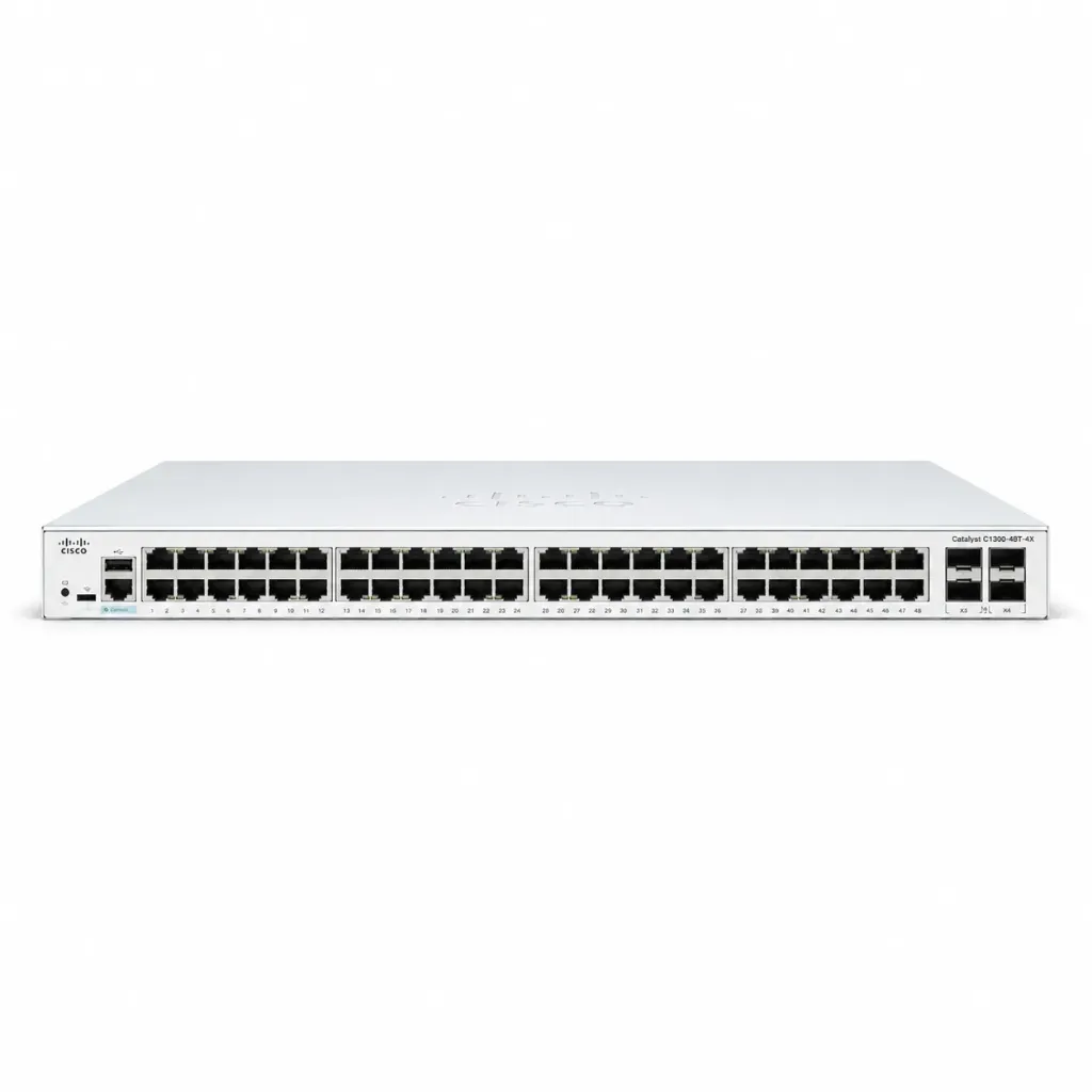 Cisco Network Switch, C1200-48T-4X, 48 Ports with 4x 10g sfp+ uplinks