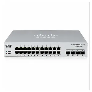 Cisco Network Switch, C1300-24T-4G, 24 Ports with 4x 1g uplinks