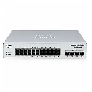 Cisco Network Switch, C1300-24XS, 24 Ports with 4x 10g sfp+ uplinks