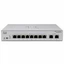 Cisco Network Switch, C1300-8FP-2G, 8 Ports with 2x 1g uplinks