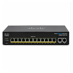 [CBS350-16FP-2G] Cisco Network Switch, CBS350-16FP-2G, 16 Ports with 2x 1g uplinks