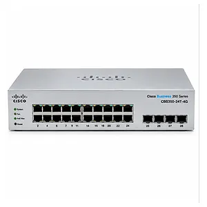 [CBS350-24T-4G] Cisco Network Switch, CBS350-24T-4G, 24 Ports with 4x 1g uplinks