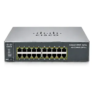 [WS-C2960X-24PS-L] Cisco Network Switch, WS-C2960X-24PS-L, 24 Ports
