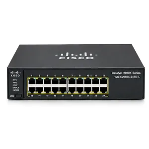 [WS-C2960X-24TD-L] Cisco Network Switch, WS-C2960X-24TD-L, 24 Ports