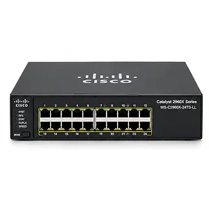 [WS-C2960X-24TS-LL] Cisco Network Switch, WS-C2960X-24TS-LL, 24 Ports