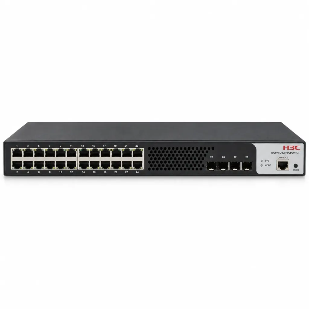 H3C Network Switch, LS-5120V3-28P-PWR-LI-GL,