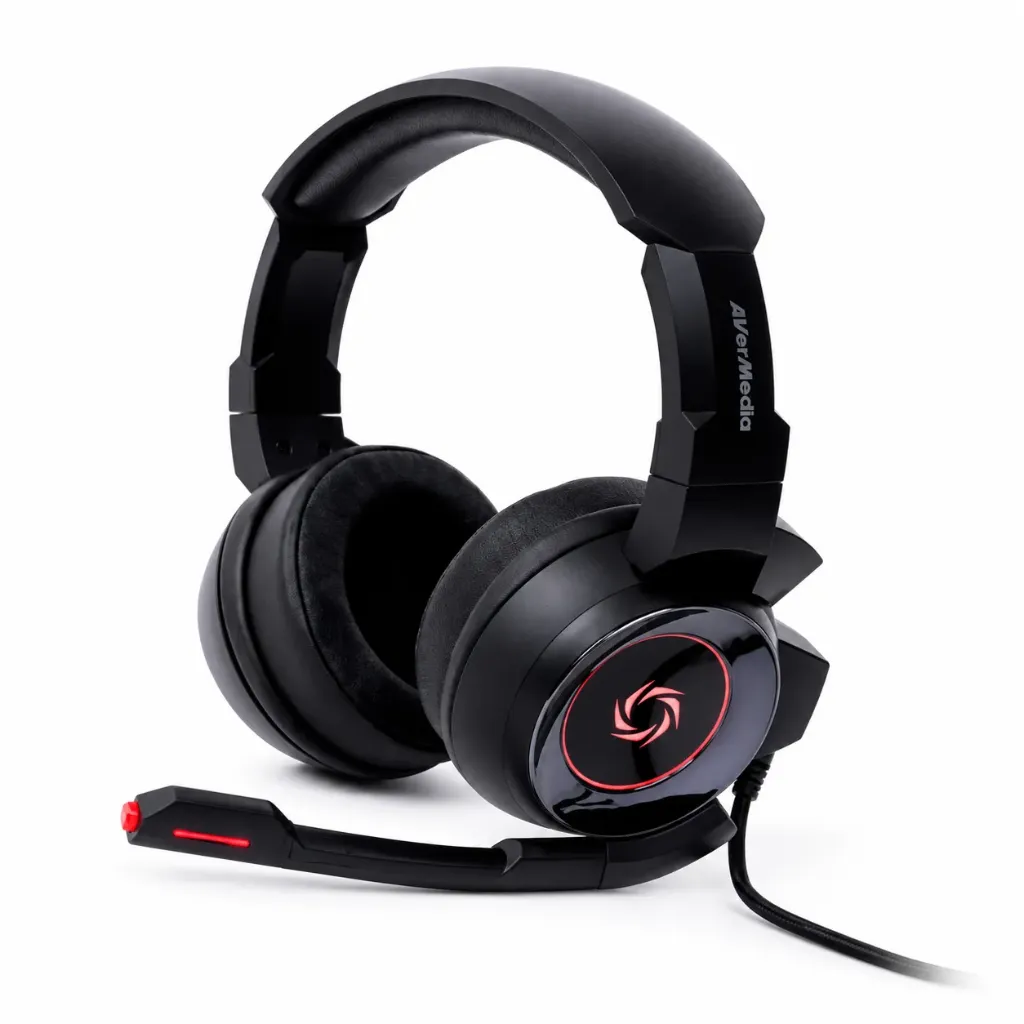 AVerMedia SonicWave USB 7.1 Gaming Headset for PC, Mac, PS4, (GH337)