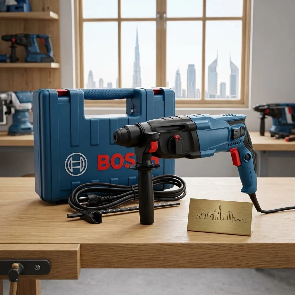Bosch Professional Rotary Hammer GBH 220, Three-mode rotary hammer for Hammer drilling, Drilling, and chisellingh, 1 year warranty