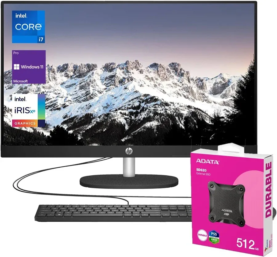 HP 34 inch All-in-One 27cr0068ny Ci5-1335U 16GB 512GB, Dos, Shell White