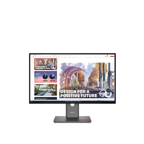 [THINKVISION P27QD] ThinkVision P27QD-40, 27" 2K QHD Monitor, USB-C140W PD +USB-C 15W, Pivot Stand ( 64B3GAT2UK )