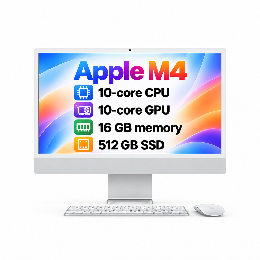 [IMAC] iMac, MWUV3 B/A M4 24 inch 10CPU 10GPU 16GB 512GB Silver