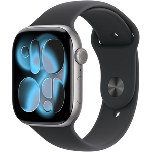 [IWATCH S11] Apple iWatch MEV44 LW/A S11 GPS 46MM Space Grey Aluminum Case with Black Sport Band M/L
