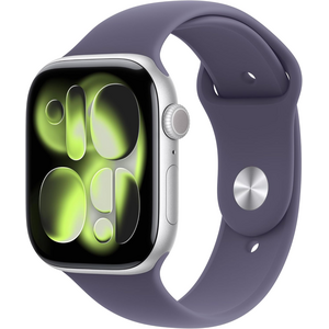 [IWATCH S11] Apple iWatch, MEU64 LW/A - S11 GPS 42MM Silver Aluminum Case with Purple Fog Sport Band S/M