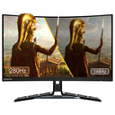 Lenovo Legion R27FC-30 FHD, 1920 X 1080, 0.5 Ms 240Hz 27-Inch Curved Gaming Monitor (Overclock To 280Hz) - Raven Black