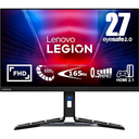 Lenovo Legion R27i-30 Gaming Flat Monitor, 27" FHD IPS Display, Up to 180Hz Refresh Rate, 0.5ms (MPRT) Response Time, AMD Free Sync Premium & Adaptive Sync Compatible, Black , 67B5GAC1AE