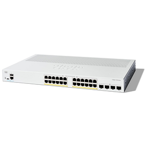 Cisco Catalyst C1300-24P-4G is a fixed, enterprise-class Layer 3 managed Gigabit Ethernet access switch