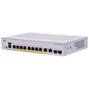 Cisco Business CBS350-8P-E-2G is a smart-managed, 8-port Gigabit Ethernet Power over Ethernet (PoE+) switch